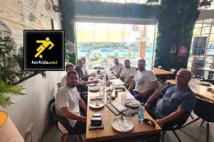 Δεξιώθηκε τους δημοσιογράφους με θέα τον Δούναβη η ΑΕΚ (φώτος) 