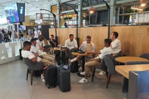 Καφεδάκι πριν την επιβίβαση 