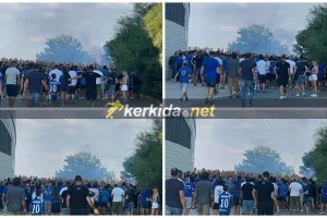 (Βίντεο Kerkida) Δυναμική... άφιξη οι ΜΑΧΗΤΕΣ!