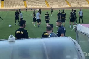 ΑΠΟΕΛ/ Η τελευταία προπόνηση ενόψει Κιζιλζάρ (φώτος)
