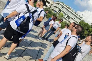 Απόλλων: Ανέβηκαν τα... ντεσιμπέλ στην Αθήνα (Βίντεο/Φώτος Kerkida)