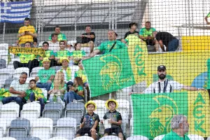 Οι ΑΕΚτζήδες στην "Košická Futbalová Aréna" (φώτος)