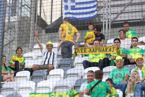 Οι ΑΕΚτζήδες στην "Košická Futbalová Aréna" (φώτος)