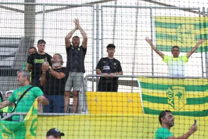 Οι ΑΕΚτζήδες στην "Košická Futbalová Aréna" (φώτος)