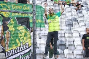 Οι ΑΕΚτζήδες στην "Košická Futbalová Aréna" (φώτος)