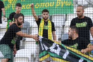 Οι ΑΕΚτζήδες στην "Košická Futbalová Aréna" (φώτος)
