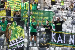 Οι ΑΕΚτζήδες στην "Košická Futbalová Aréna" (φώτος)