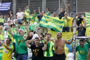 Οι ΑΕΚτζήδες στην "Košická Futbalová Aréna" (φώτος)