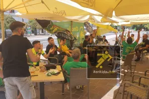 (ΦΩΤΟΣ/ΒΙΝΤΕΟ) Ξεκίνησε το Pre Game Party για τους ΑΕΚτζήδες! 