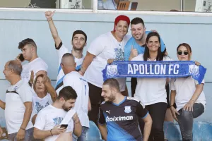 Oι οπαδοί του Απόλλωνα σε Δυτική και Ανατολική (φωτορεπορτάζ)