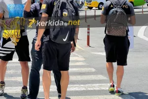 ΦΩΤΟΣ Kerkida/Στην Κύπρο για... Ομόνοια η ΑΕΚ
