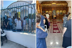 Θεία Λειτουργία στο Παρεκκλήσι Παναγίας Σουμελά (Φώτος)
