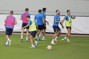 Η προπόνηση του Απόλλωνα στο "Γ. Καραϊσκάκης" (Φώτος/Βίντεο)