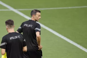 Η προπόνηση του Απόλλωνα στο "Γ. Καραϊσκάκης" (Φώτος/Βίντεο)