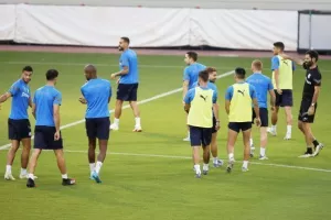 Η προπόνηση του Απόλλωνα στο "Γ. Καραϊσκάκης" (Φώτος/Βίντεο)