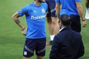 Η προπόνηση του Απόλλωνα στο "Γ. Καραϊσκάκης" (Φώτος/Βίντεο)