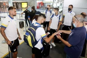 "Πέταξε" για Καζακστάν το ΑΠΟΕΛ - Μαζί... το kerkida.net (βίντεο/φώτος)