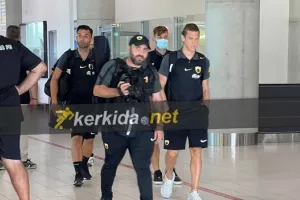 ΦΩΤΟΣ Kerkida/Στην Κύπρο για... Ομόνοια η ΑΕΚ