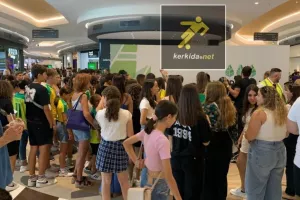 Χρώμα… ΑΕΚ στο Metropolis Mall (Φώτος)