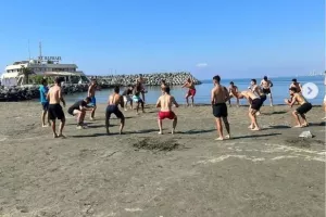 Παραλία μετά το διπλό…