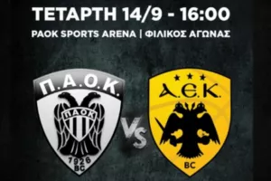 Ελεύθερη είσοδος για τον κόσμο στο φιλικό του ΠΑΟΚ με την ΑΕΚ