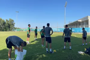 Το Kerkida στην πρωινή της ΑΕΚ ενόψει Ρεν (βίντεο/φώτος)