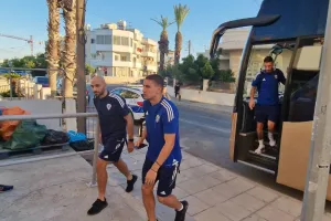 Η άφιξη της "Κυρίας" στο "Aμμόχωστος" (φώτος/βίντεο)