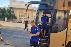 Η άφιξη της "Κυρίας" στο "Aμμόχωστος" (φώτος/βίντεο)