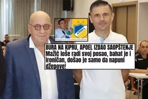 ΜΜΕ Σερβίας: "Θύελλα στην Κύπρο, στο επίκεντρο ο Μάζιτς, 'επίθεση' από ΑΠΟΕΛ!"