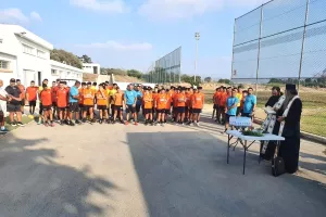 Ο αγιασμός της Αγίας Νάπας (φώτος)