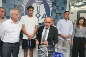Ο Πρόεδρος του ΚΟΑ τίμησε τον Νικόλα Αντωνίου