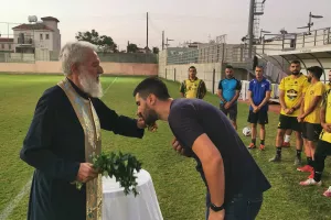 Ο καθιερωμένος αγιασμός με την παρουσία του Προέδρου (φώτος)