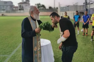 Ο καθιερωμένος αγιασμός με την παρουσία του Προέδρου (φώτος)