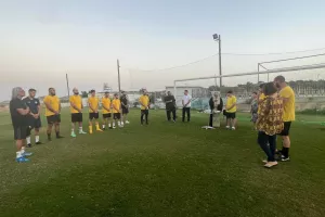 Ο καθιερωμένος αγιασμός του "Αετού Αγγλισίδων" (φώτος)