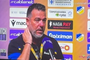 (upd) Πετεβίνος: "Ο διαιτητής δεν έδειξε προσωπικότητα εκεί που έπρεπε, δεν έδωσε 2η κίτρινη κάρτα σε παίκτη του Άρη"