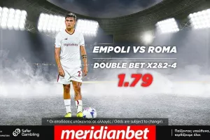 Για την επιστροφή στις νίκες η Ρόμα, Όλα στο online betting της Meridianbet