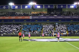 Στο μπλε - άσπρο το "ΠΑΠ" και pyro show κατά την είσοδο της Ανόρθωσης! (φώτος/βίντεο)