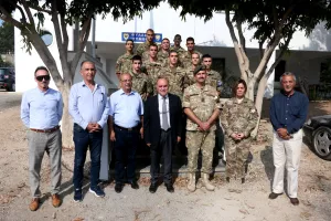 Ο Ανδρέας Μιχαηλίδης επισκέφτηκε τον Λόχο Αθλητών