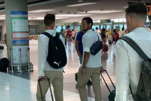Η ΑΕΚ στο αεροδρόμιο/ Μέσα ο Ροσάλες (Φώτος)