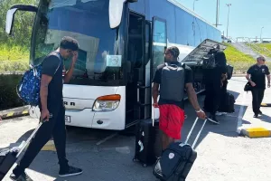 Η άφιξη του Ολυμπιακού στην Κύπρο (Φώτος)