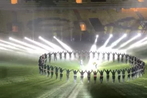 Τρομερή εικόνα: Ο Πυρρίχιος μέσα στην OPAP Arena