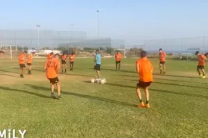 Πλάνα από τις προπονήσεις των μικρών