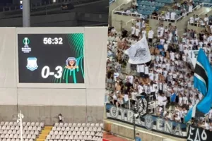 Δεν σταμάτησαν να τραγουδούν ακόμα και στο 3-0 οι Απολλωνίστες (βίντεο)