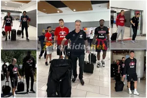 Η άφιξη του Ολυμπιακού στην Κύπρο (Φώτος)