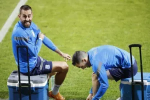 Η προπόνηση του Απόλλωνα στο Rheinpark Stadion (φώτος)