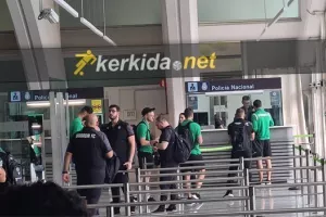 Έφθασε Μπιλμπάο η Ομόνοια (φώτος)