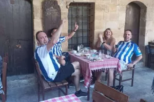 Mε 200 Βάσκους στην Λευκωσία η Σοσιεδάδ - "Θέλουμε να κερδίσουμε την Ομόνοια" (φώτος)