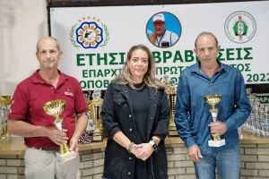 Η ετήσια τελετή βράβευσης των πρωταθλητών  του Επαρχιακού Πρωταθλήματος Σκοποβολής