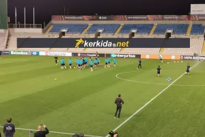 Το Kerkida στην προπόνηση της Σοσιεδάδ (φώτος)