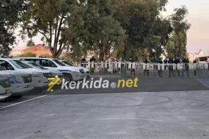 Ισχυρή Αστυνομική παρουσία στην ΑΡΕΝΑ (φώτος)